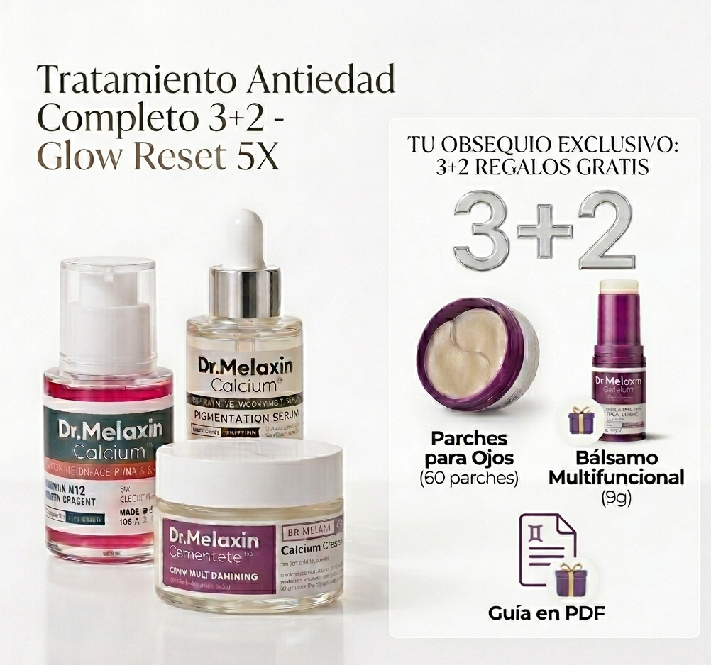 Tratamiento Antiedad 5 PASOS- Glow Reset 5X