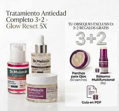 Tratamiento Antiedad 5 PASOS- Glow Reset 5X