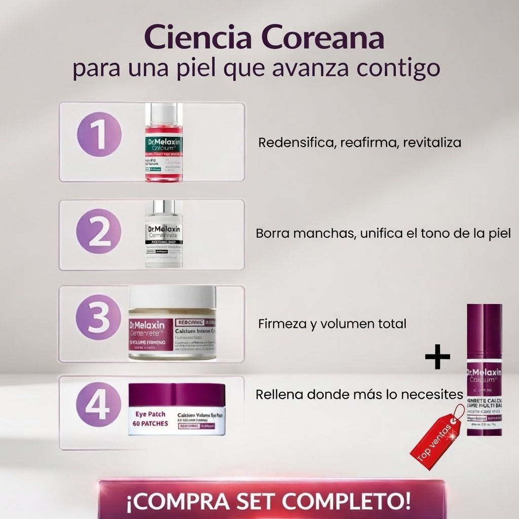 Tratamiento Antiedad 5 PASOS- Glow Reset 5X